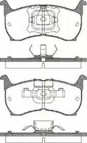 Комплект тормозных колодок, дисковый тормоз TRISCAN купить