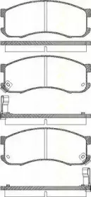 Комплект тормозных колодок, дисковый тормоз TRISCAN купить