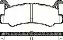 Комплект тормозных колодок, дисковый тормоз TRISCAN купить