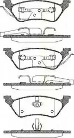 Комплект тормозных колодок, дисковый тормоз TRISCAN купить