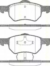 Комплект тормозных колодок, дисковый тормоз TRISCAN купить