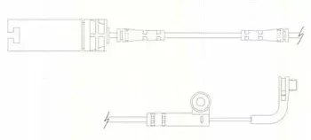 Контрольный контакт, контроль слоя тормозных колодок TRISCAN купить