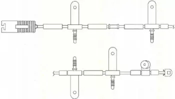 Контрольный контакт, контроль слоя тормозных колодок TRISCAN купить