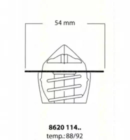 Термостат, охлаждающая жидкость TRISCAN купить