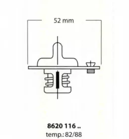 Термостат, охлаждающая жидкость TRISCAN купить