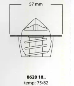 Термостат, охлаждающая жидкость TRISCAN купить