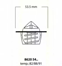 Термостат, охлаждающая жидкость TRISCAN купить