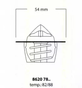 Термостат, охлаждающая жидкость TRISCAN купить