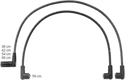 Комплект проводов зажигания BERU купить