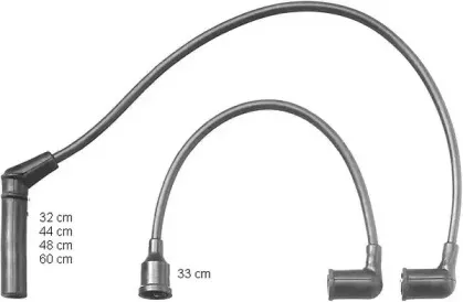 Комплект проводов зажигания BERU купить