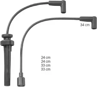 Комплект проводов зажигания BERU купить
