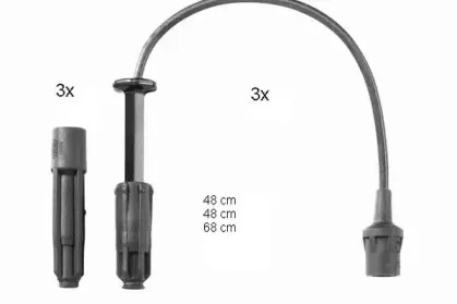 Комплект проводов зажигания BERU купить