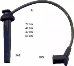 Комплект проводов зажигания BERU купить