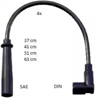 Комплект проводов зажигания BERU купить