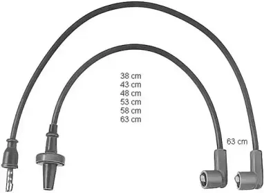 Комплект проводов зажигания BERU купить