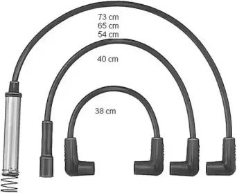 Комплект проводов зажигания BERU купить