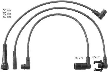 Комплект проводов зажигания BERU купить