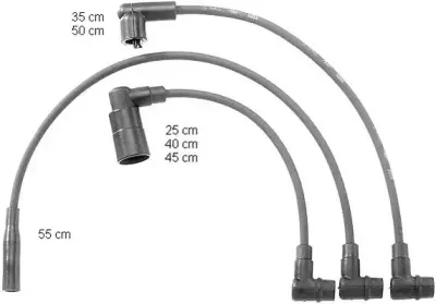 Комплект проводов зажигания BERU купить