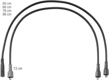 Комплект проводов зажигания BERU купить