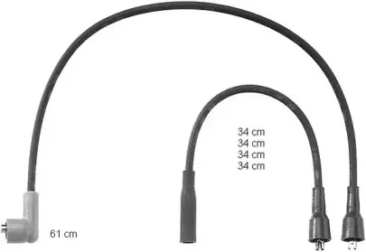 Комплект проводов зажигания BERU купить