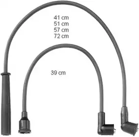 Комплект проводов зажигания BERU купить