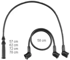 Комплект проводов зажигания BERU купить