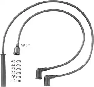 Комплект проводов зажигания BERU купить