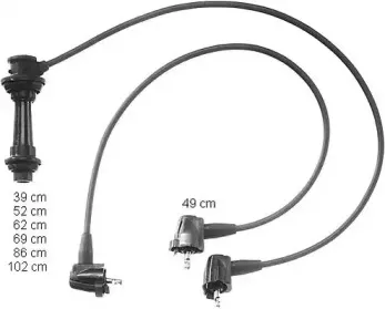Комплект проводов зажигания BERU купить