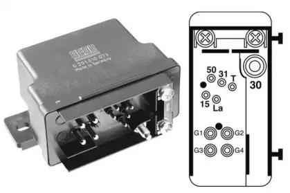 Блок управления, время накаливания BERU купить