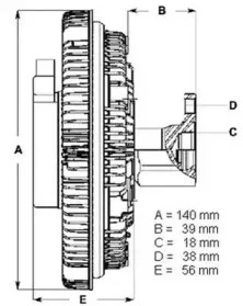 Сцепление, вентилятор радиатора BERU купить