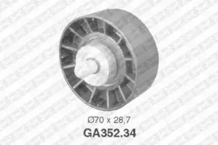 Паразитный / ведущий ролик, поликлиновой ремень SNR купить