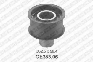 GE353.06  NTN-SNR - Обвідний ролик ременя ГРМ SNR купить
