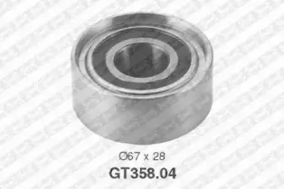 Натяжной ролик, ремень ГРМ SNR купить