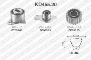 Комплект ремня ГРМ SNR купить