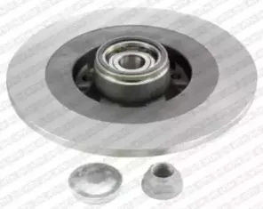 Диск гальмівний з підшипником зад Renault Laguna III 07- (280x30) (+ABS) SNR купить