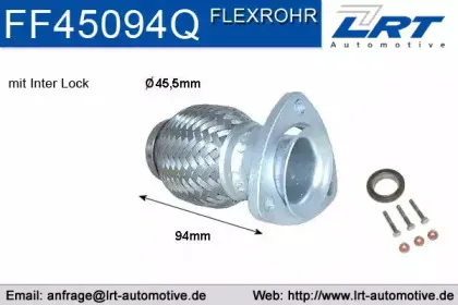 Гофрированная труба, выхлопная система LRT купить