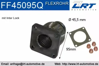 Гофрированная труба, выхлопная система LRT купить