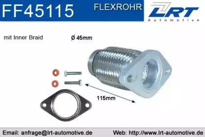 Гофрированная труба, выхлопная система LRT купить