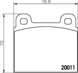 Комплект тормозных колодок, дисковый тормоз PAGID купить