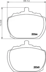 Комплект тормозных колодок, дисковый тормоз PAGID купить
