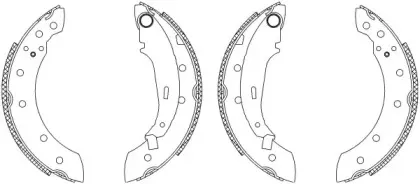 Комплект тормозных колодок PAGID купить