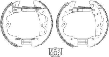Комплект тормозных колодок PAGID купить