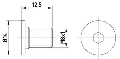 Болт, диск тормозного механизма PAGID купить