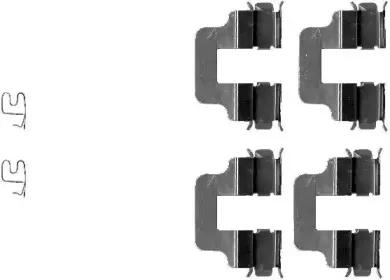 Комплектующие, колодки дискового тормоза PAGID купить