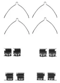 Комплектующие, колодки дискового тормоза PAGID купить