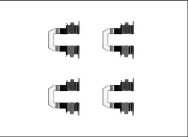Комплектующие, колодки дискового тормоза PAGID купить