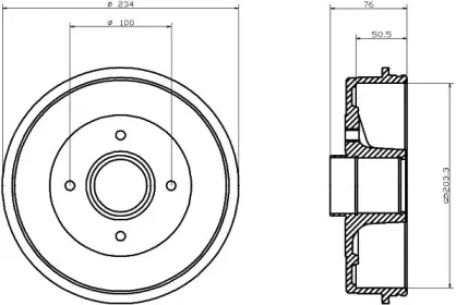 Тормозной барабан PAGID купить