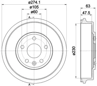 Тормозной барабан PAGID купить