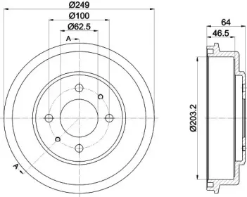 Тормозной барабан PAGID купить