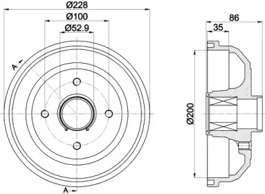 Тормозной барабан PAGID купить